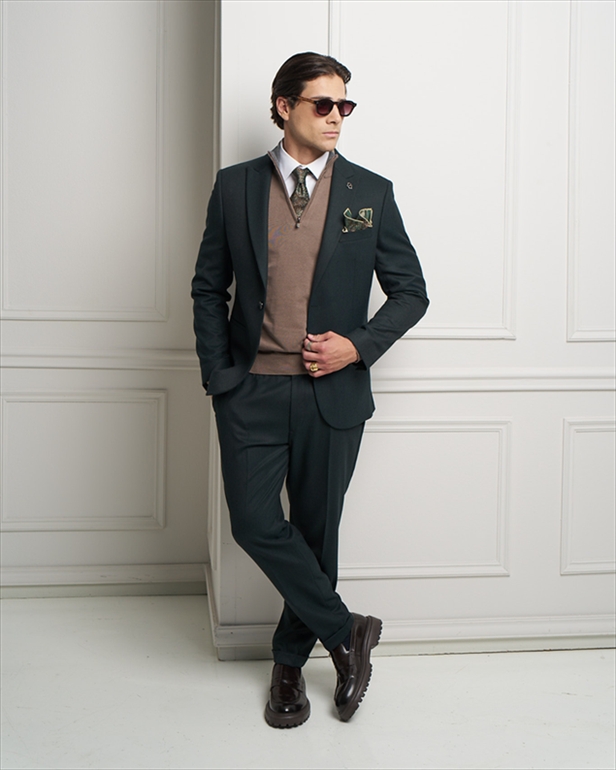 1001-FW26-GARDEN.jpg SINGLE BUTTON BLAZER JACKET - Image 1