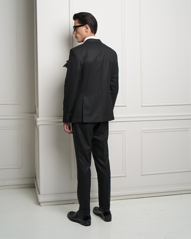 1002-FW26-BLACK.jpg SINGLE BUTTON BLAZER JACKET - Image 1